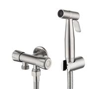ZHCHAO Rubinetto for WC Set di iniettori for bidet portatile Soffione for doccia Coppia di valvole di uscita