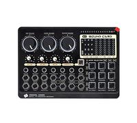 ZHCHAO Scheda audio esterna multifunzione Audio Mixer Card 14 Effetti for la registrazione musicale in diretta streaming