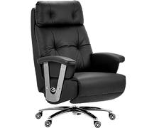 ZHCHAO Sedia da ufficio completamente reclinabile elettrica con sedia gestionale poggiapiedi(Blue,White)