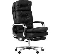ZHCHAO Sedia da Ufficio con Pedale Gestione Ergonomica Sedia da Ufficio Direzionale Completamente Reclinabile