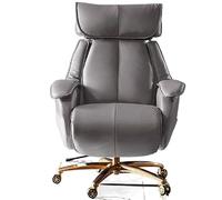 ZHCHAO Sedia da ufficio con schienale alto reclinabile elettrica Executive Rotary Office(3-Pack)