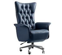 ZHCHAO Sedia da ufficio Scrivania da casa in pelle Sedia da ufficio girevole a 360°