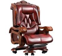 ZHCHAO Sedia reclinabile in pelle Big Manager Big Shift Chair Home Office Chair