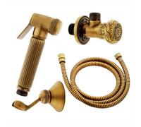 ZHCHAO Sedile WC bidet Pistola a spruzzo Set doccia sanitario Rubinetto bidet Sedile doccia Scultura antica