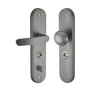 ZHCHAO - Serratura per maniglia interna in acciaio inox, chiusura di sicurezza regolabile