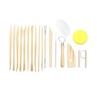 ZHCHAO Set da 8 pezzi in legno/10 strumenti in argilla plastica Coltello Ceramica Argilla Coltello da intaglio Ceramica Forniture artistiche for incisione