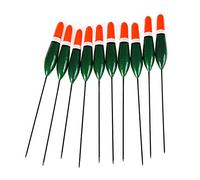 ZHCHAO - Set di 10 galleggianti da pesca in legno di paulonia, accessori per la pesca, in legno di paulonia, 17 cm, 3 g