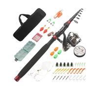 ZHCHAO - Set di attrezzi da pesca per canna da pesca a sezione corta in carbonio con impugnatura estesa comoda (dimensioni: A_2,1 m)