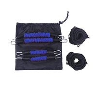 ZHCHAO Set di bande di resistenza della coscia fitness totale 120 LIBBRE Attrezzatura for l'allenamento della velocità e della forza del calcio for allenamento tozzo di testa gambe(Blue)
