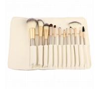 ZHCHAO Set di pennelli for trucco bianco sporco da 12 pezzi, strumento di bellezza for principianti, pennello for trucco bianco sporco