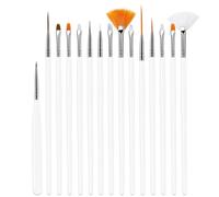 ZHCHAO Set di strumenti for la pittura delle unghie Penna for terapia della luce Penna di cristallo Penna for vernice Penna in silicone Pennello for trapano a punti (Color : 3-Pack, Size : As show)