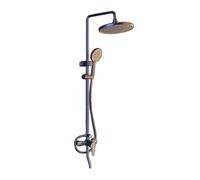 ZHCHAO - Set doccia, bagno da parete, scaldabagno, in acciaio inox 304 Bagno caldo e freddo