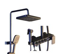 ZHCHAO - Set doccia con ugello pressurizzato, per uso domestico, temperatura costante, doccia