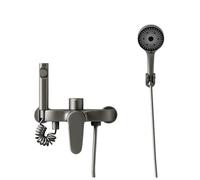 ZHCHAO - Set doccia in stile spaccato, in rame, per uso domestico, bagno, doccia