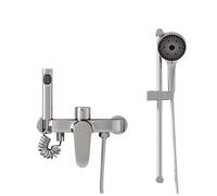 ZHCHAO - Set doccia in stile spaccato, in rame, per uso domestico, bagno, doccia