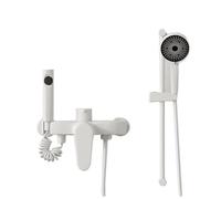 ZHCHAO - Set doccia in stile spaccato, in rame, per uso domestico, bagno, doccia