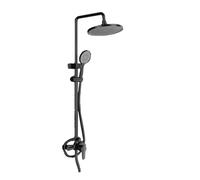 ZHCHAO - Set doccia per bagno, montaggio a superficie, scaldabagno per bagno, in acciaio inox 304, per bagno caldo e freddo