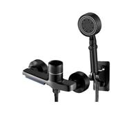ZHCHAO Set doccia, set di ugelli per bagno domestico, valvola miscelatrice, rubinetto freddo e caldo, tre in uno