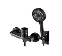 ZHCHAO Set doccia, set di ugelli per bagno domestico, valvola miscelatrice, rubinetto freddo e caldo, tre in uno