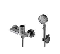 ZHCHAO Set doccia Set ugelli bagno domestico miscelatore rubinetto freddo e caldo tre in uno