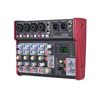 ZHCHAO SM-68 6- Console di miscelazione della scheda audio digitale del miscelatore del canale Console incorporata 16 Effetti con Supporti 'interfaccia audio