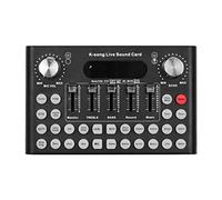 ZHCHAO Smartphone Computer Live Sound Sound Scheda Voice Changer Device Audio Mixer Built-in Batteria ricaricabile multiple