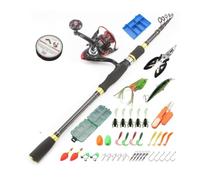 ZHCHAO Spinning Wheel Fishing Line Shrinkage Carbon Road Subbait Combinazione Attrezzatura da pesca (Dimensioni: A_2,7 m)