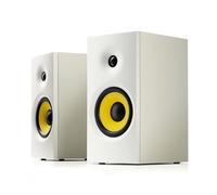 ZHCHAO Subwoofer for computer desktop da scaffale multimediale BT 5.0 Altoparlante attivo in legno 100-240 V 50/60 Hz 25 W(Blue,White)