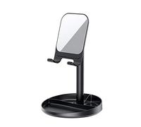ZHCHAO Supporto per telefono cellulare, supporto per smartphone, tablet, supporto per scrivania, supporto per telefono cellulare portatile (Svart)