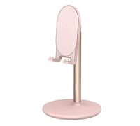 ZHCHAO Supporto per telefono fisso universale regolabile in alluminio supporto da scrivania supporto portatile in metallo per smartphone tablet (rosa)