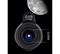 ZHCHAO Telescopio a tubo singolo con ingrandimento elevato e visione notturna ad alta definizione Zoom esterno 10-30x50