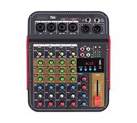 ZHCHAO TM4. Console Di Miscelazione Audio A 4 Canali Digitali Console Di Miscelazione Integrata 48V Phantom Power Con Bt. Tastiera MIDI Audio Mixer Function