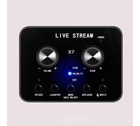 ZHCHAO X7 Audio Mixer Audio Esternal Sound Scheda Auricolare Microfono Webcast Live Broadcast Voice Changer for Computer Smart Phone Tablet