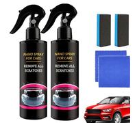 ZHCWEP 2Pcs Nurafix Nano Car Spray,Nurafix Nano Scratch Remover,Nurafix Nano Spray,Car Scratch Repair Nano Spray,Fast Repairing Scratch Spray for all Car Body (120ml)