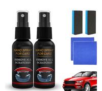 ZHCWEP 2Pcs Nurafix Nano Car Spray,Nurafix Nano Scratch Remover,Nurafix Nano Spray,Car Scratch Repair Nano Spray,Fast Repairing Scratch Spray for all Car Body (30ml)