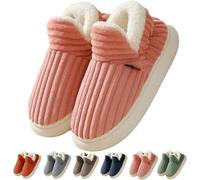 ZHCWEP Pluffi The Cozy & Stylish Slipper,Stivaletti con Ciabatte Pluffi,Pantofole Invernali Unisex comode e alla Moda,Pantofole Calde e morbide per la casa (Rosa,38/39EU)