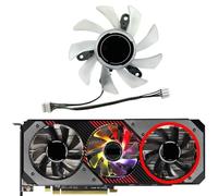 ZHCYAOZ per ASROCK per Radeon RX5700 5700XT per Phantom Gaming D OC Ventola di Ricambio per Scheda Grafica PVA080E12R(Right Fan)