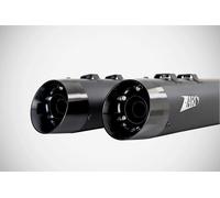 ZHD035S10SAO-B TOURING SLIP-ONS E5 BLACK 17-24 FLHR 1750 ABS ROAD KING 107 2020