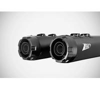 ZHD041S10SAO-B TOURING SLIP-ONS E3 BLACK 06-16 HARLEY FLHR 1584 ROAD KING 2007