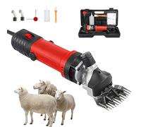 ZHDANB 690W Tosatrice elettrica Pecore Professionale 6 velocità Tosatrice per Pecore elettrica per Pecore capre Alpaca e cammelli Red