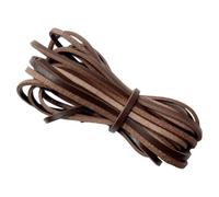 Zhdbchyuu Corda Piatta PU 1/8 per Gioielli, Lati Lisci e Scamosciati, 10m | Materiale di alta qualità, e colore vibrante che resta nel tempo.