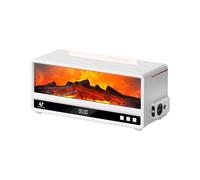 Zhdbchyuu Diffusore di Oli Essenziali a Display LED Timer Bianco | Display LED e timer regolabili per una gestione semplice; stile moderno in bianco.