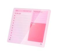 Zhdbchyuu Lavagna SpazioAmpio Da Scrivania Rosa Decorativa | Ampio spazio per appuntamenti e programmi quotidiani; ideale per ufficio, casa o studio.