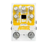 Zhdbchyuu Pedale per Chitarra Stereo Riverbero Controllo Doppio Pedale | Controllo a doppio pedale per selezione preset e attivazione sostegno infinito, design pronto per improvvisazione dal .