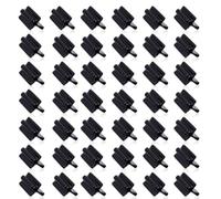 Zhdbchyuu Tappi per Post DecorativoModerno Esterno Vinile | Tappi per post in vinile nero, stile moderno e protezione esterna resistente.