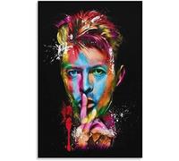 ZHDZK Tela Quadro Andy Warhol David Bowie Poster Tela artistica da parete Foto della stanza per la camera da letto senza cornice (60 x 90 cm, senza cornice)