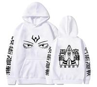 zhedu Anime Ryomen Sukuna Unisex Felpe con Cappuccio Casual Maniche Lunghe Harajuku Ragazzi/Ragazze Stampato (S,Color 03)