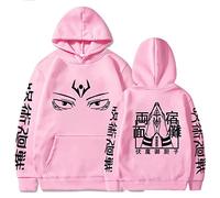 zhedu Anime Ryomen Sukuna Unisex Felpe con Cappuccio Casual Maniche Lunghe Harajuku Ragazzi/Ragazze Stampato (M,Color 05)