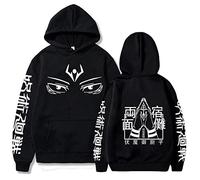 zhedu Anime Ryomen Sukuna Unisex Felpe con Cappuccio Casual Maniche Lunghe Harajuku Ragazzi/Ragazze Stampato (S,Color 01)