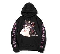 zhedu Genshin Impact Felpa con Cappuccio Unisex Streetwear Uomini/Donne Harajuku Estetica Felpa Cute Anime Felpa Manga Graphic Felpa con Cappuccio Maschile(2xs-4xl) (S,Color 5)